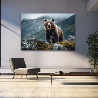 Large Bear Canvas Art